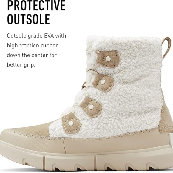 SOREL - Explorer II Joan Insulated Lace-Up Boot Size 8 - Picture 6 of 12
